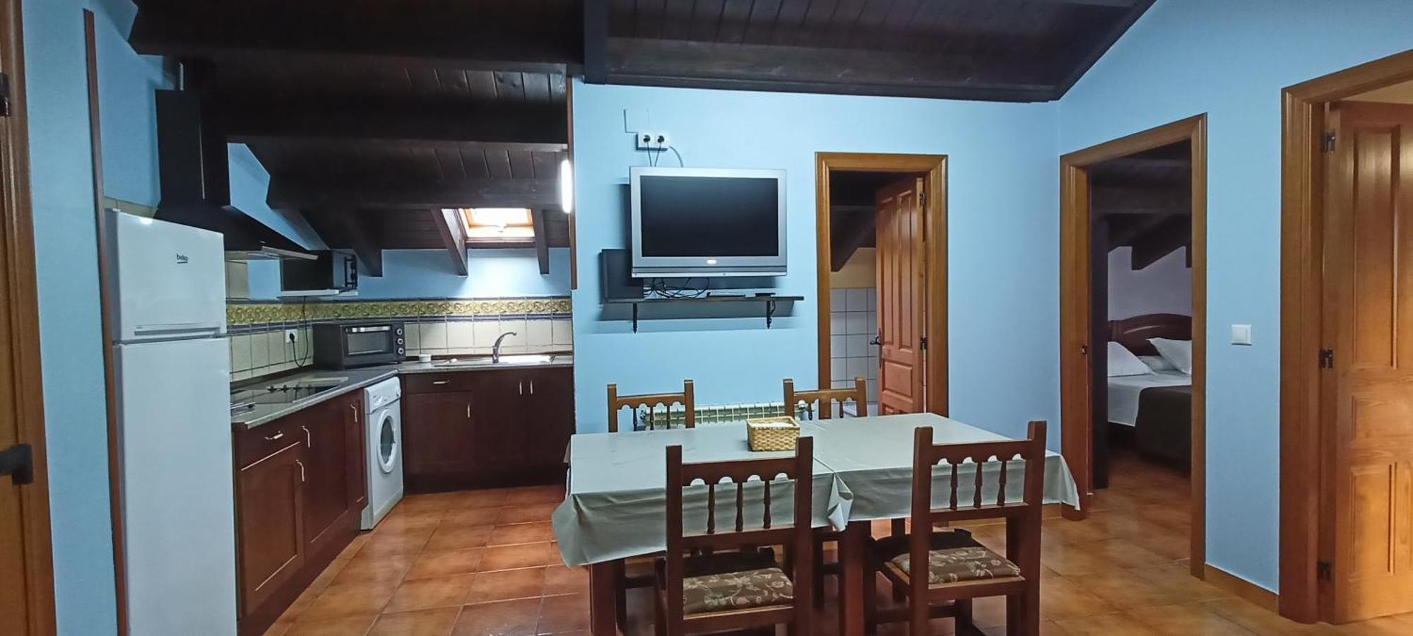 Apartamentos El Castaneu Corao Kültér fotó